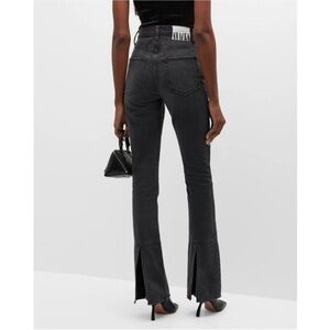 MOTHER X SNACKS NORDSTROM COLLAB WASHED BLACK BOOTCUT JEANS